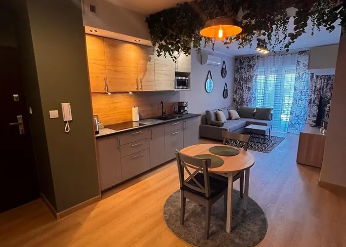 شقة Oliwkowy - Stylowy W Naturalnym Klimacie