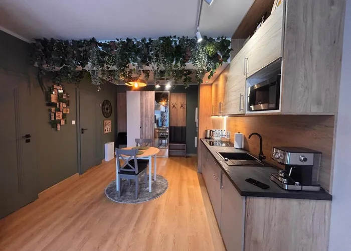 Lägenhet Oliwkowy - Stylowy W Naturalnym Klimacie *