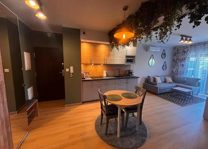 شقة Oliwkowy - Stylowy W Naturalnym Klimacie تشينستوخوفا