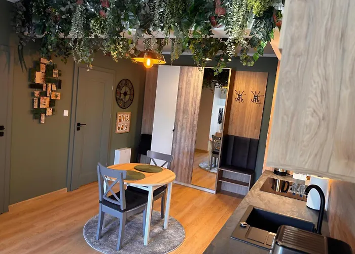 شقة Oliwkowy - Stylowy W Naturalnym Klimacie