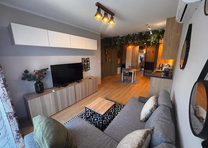 شقة Oliwkowy - Stylowy W Naturalnym Klimacie