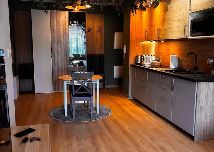 شقة Oliwkowy - Stylowy W Naturalnym Klimacie