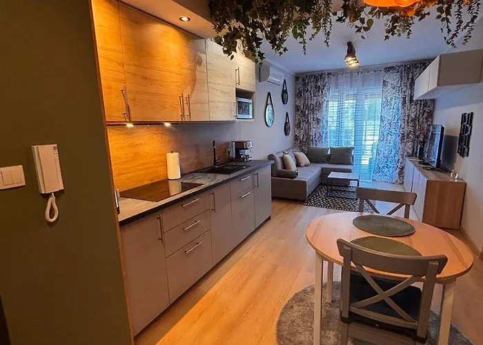 Oliwkowy - Stylowy W Naturalnym Klimacie Lägenhet *