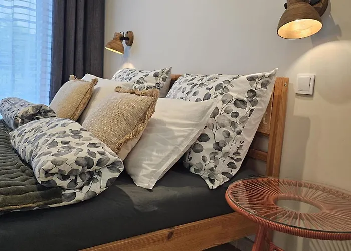 شقة Oliwkowy - Stylowy W Naturalnym Klimacie *